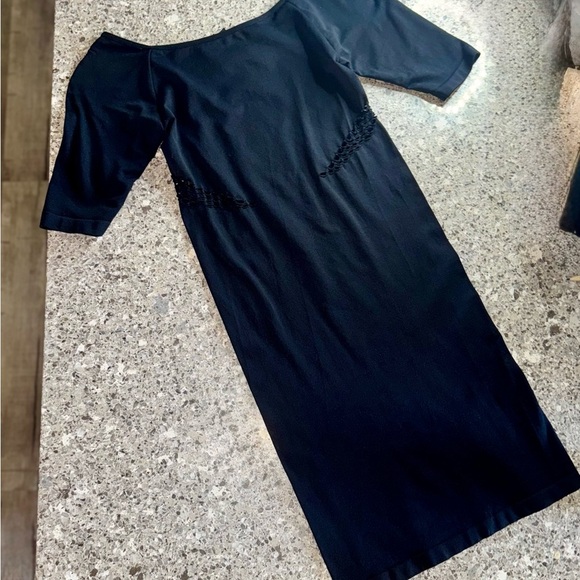 BEBE Bodycon Black 3/4 Sleeve Mini Dress - Size S 🖤✨ - Picture 1 of 6